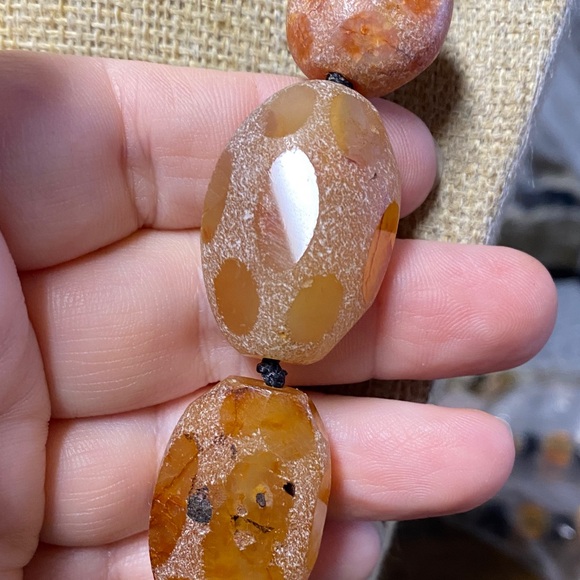 Carnelian faceted 18 inch Aprilsplace necklace - Picture 8 of 9